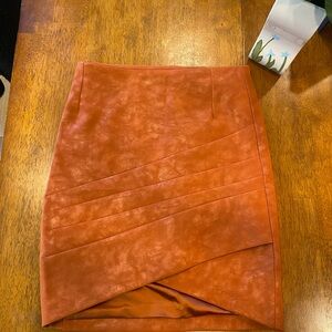 Elegant Orange Skirt